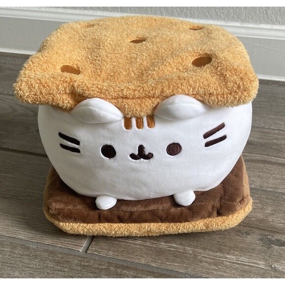 GUND Other - GUND Pusheen SMores Squisheen Plush Stuffed Animal Cat Retired HTF EUC